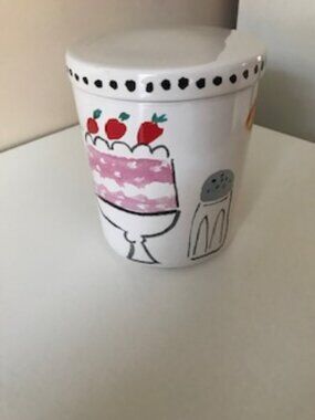 Kate Spade Lenox CanisterCookie Jar ~ All In Good Taste